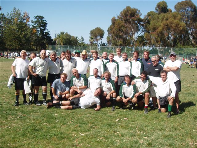 The Fossils at the Catalina Island rugby festival, 2005