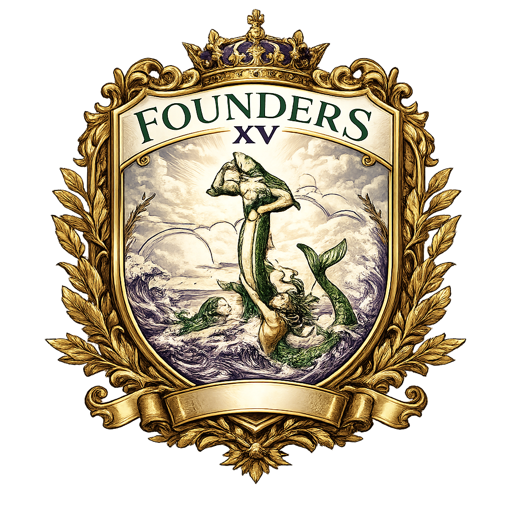 Founders' XV crest